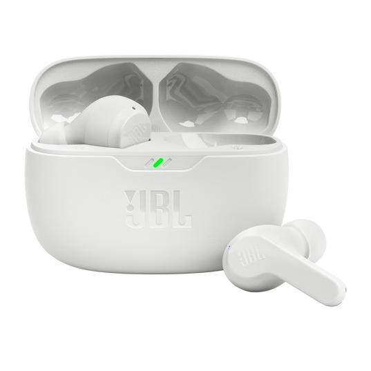 Audífonos JBL Vibebeam  Bluetooth Blanco