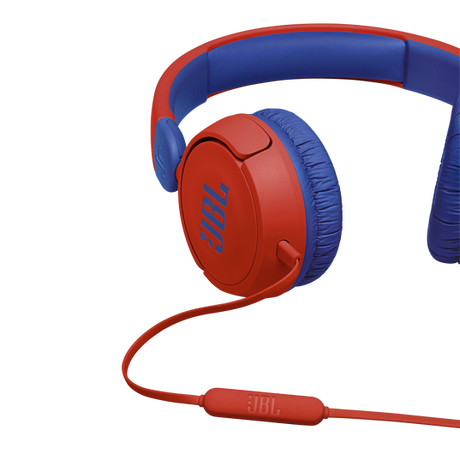 Auriculares JBL JR310 – Cableados, Supraaurales, Para Niños, Rojos
