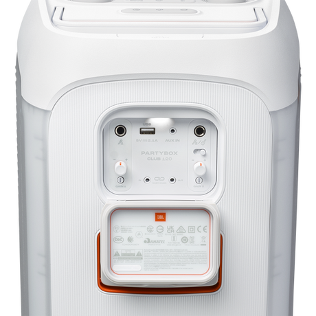 Altavoz JBL PartyBox Club 120 – Bluetooth®, Luces LED, Blanco