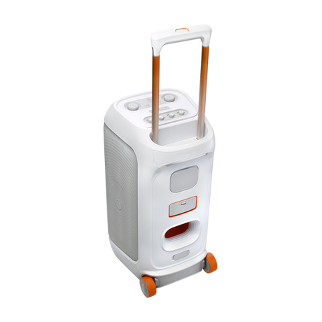 Altavoz de Fiesta Portátil JBL PartyBox Stage 320 / Blanco / JBL Pro Sound / Luces / Batería Reemplazable