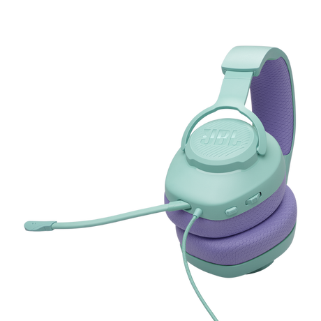 Auriculares Gaming con Cable JBL Quantum 100M2 – Over-Ear, Micrófono Desmontable, Color Cian