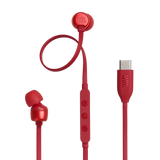 Auriculares Cableados JBL TUNE 310C In-Ear con Micrófono Rojo