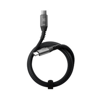 Cable USB‑C Klip Xtreme PowerGo 250 – 1.8 m (6 ft) – 60W – Trenzado – Negro