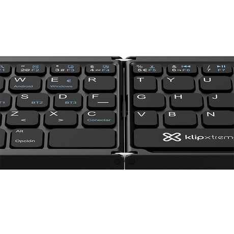 Teclado Inalámbrico con Touchpad Español Bluetooth 5.0 Klip Xtreme FlexPlit Negro