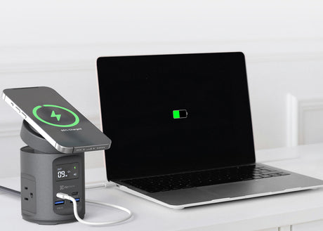 Estación de carga 7 en 1 para celular y laptop – Klip Xtreme KDC‑700 – 65W – Wireless