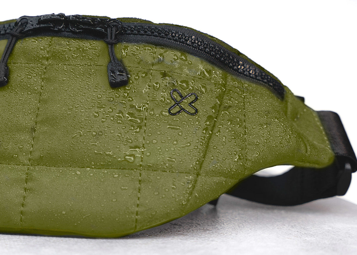 Riñonera Verde  Klip Xtreme KFP-550 / Repelente al Agua / Unisex