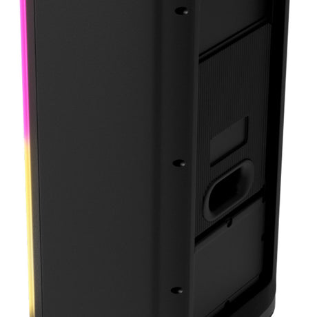 Altavoz Portátil 8" con Luces LED de Llama BoomFire Pro Klip Xtreme KLS-662 Negro