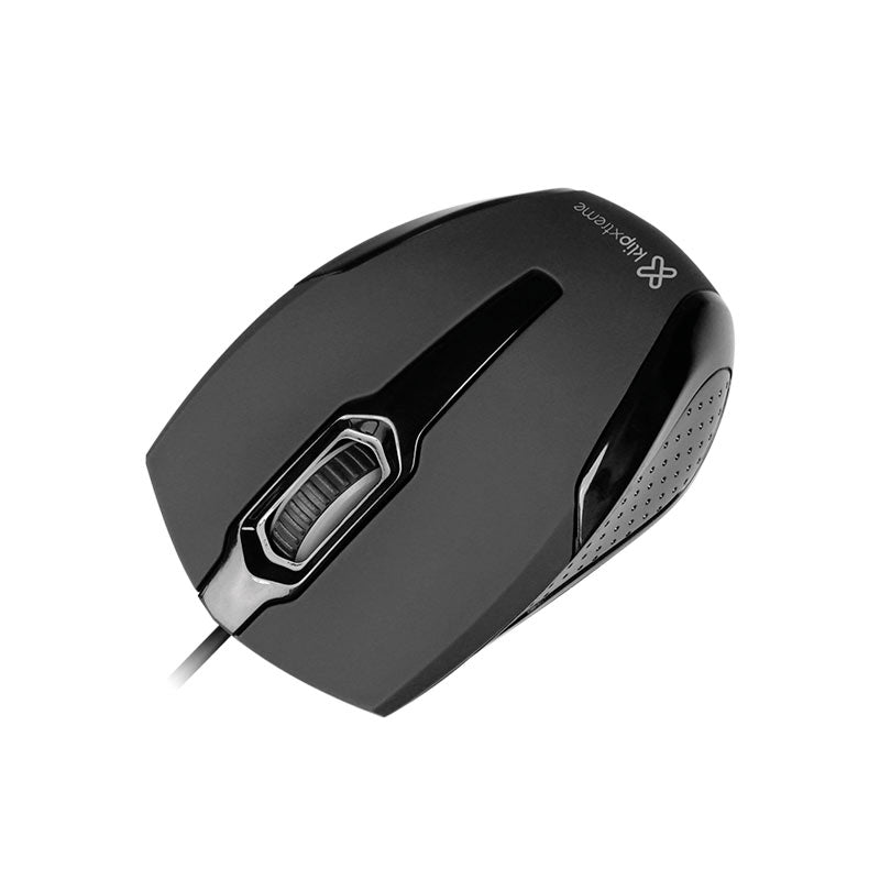Ratón Óptico Galet Cableado USB 3 Botones Klip Xtreme KMO-120BK