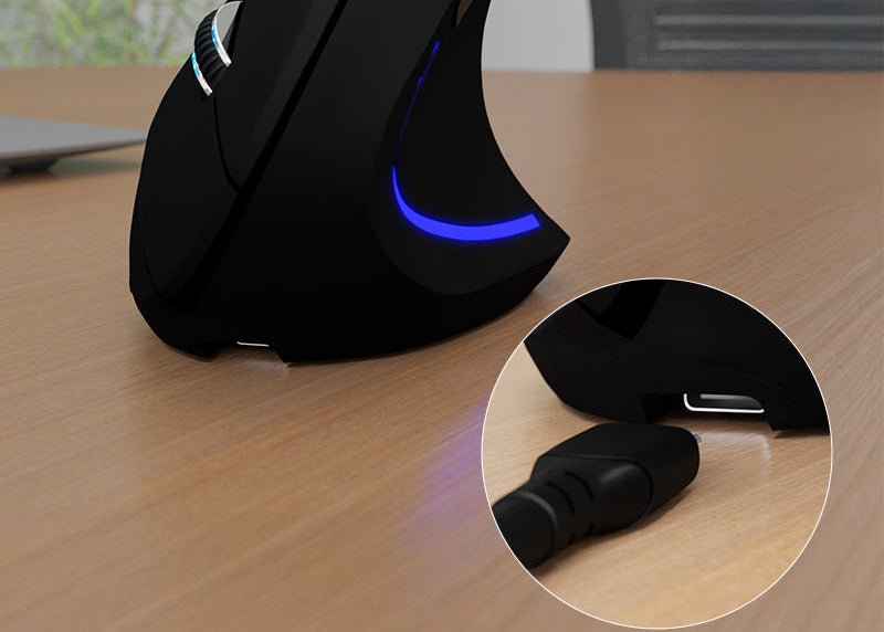 Mouse vertical ergonómico recargable e inalámbrico – Klip Xtreme Everest Max – KMW‑850