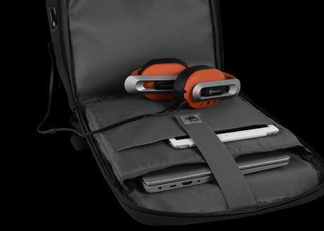 Mochila para laptop 15.6" – Klip Xtreme Evergo – KNB‑905BK – Gris