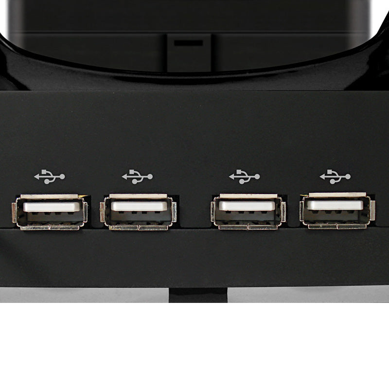 Soporte para Laptop con Hub USB 4 Puertos y Ventilador Klip Xtreme KNS-110B 17" Negro