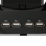Soporte para Laptop con Hub USB 4 Puertos y Ventilador Klip Xtreme KNS-110B 17" Negro