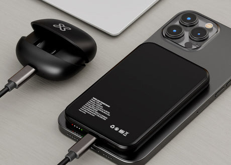 Power Bank Klip Xtreme KPB-350 – Magnético – USB-C 24 pin – Lithium Polymer – Wireless Charging