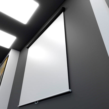 Pantalla de Proyección Motorizada 120" 4:3 Blanco Mate – Modelo KPS-503 – Klip Xtreme