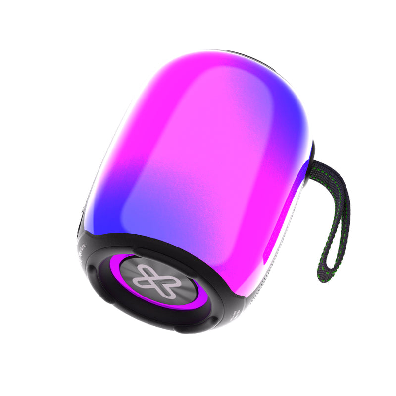 Altavoz Klip Xtreme ZoundFire KBS-250BK con Luces LED de Llama 12W TWS Negro