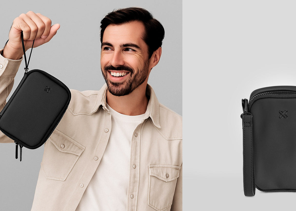 Klip Xtreme KTO-250 – Estuche Tech Organizer “Sam” / Negro / Repelente al Agua