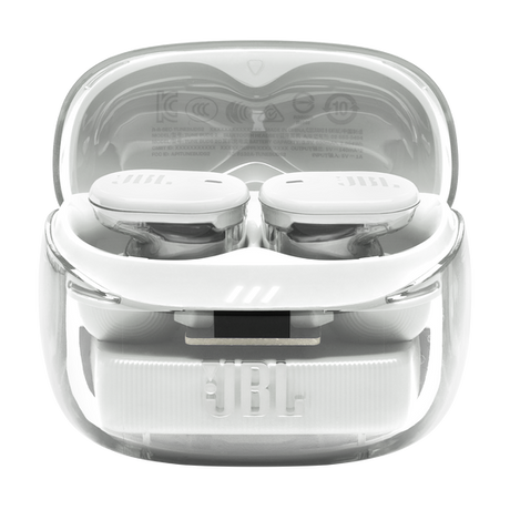 Auriculares JBL Tune Buds 2 – True Wireless, ANC Adaptativa, JBL Spatial, 48 horas, Ghost White