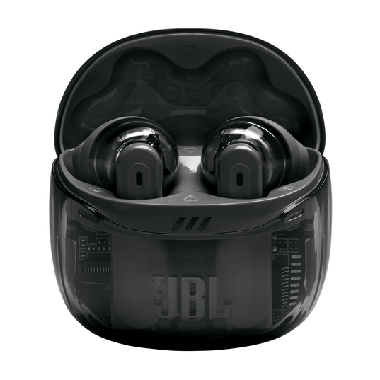 Auriculares Inalámbricos JBL Tune Flex 2 TWS  / Negro Fantasma (Ghost Black / Transparente) / ANC / 48h