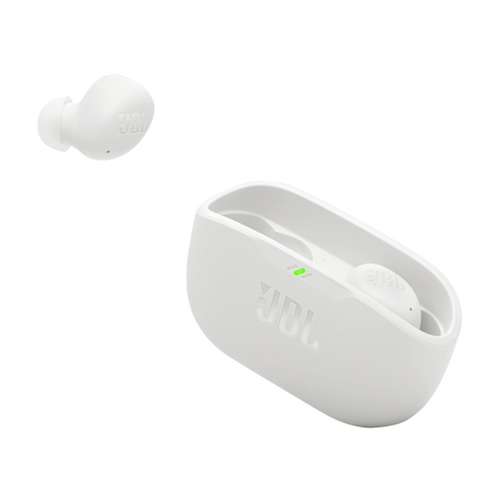 Auriculares Inalámbricos  JBL Vibe Buds 2 / Blancos / True Wireless / Cancelación de Ruido / Smart Ambient / 40h
