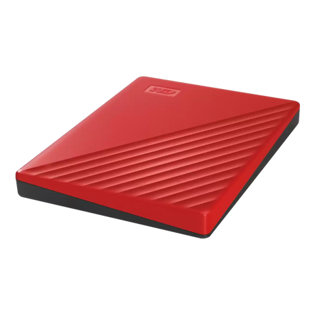 WD My Passport 2TB – Disco Duro Externo Portátil Encriptado – USB 3.2 Gen 1 – Rojo – WDBYVG0020BRD‑WESN