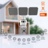 Cámara Inteligente Wi‑Fi® de Doble Lente con Reflector – NHC‑FP50DL