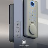 Cerradura Inteligente Nexxt Solutions Home NHS‑D150 – WiFi – Huella – PIN – App – Acero Inoxidable