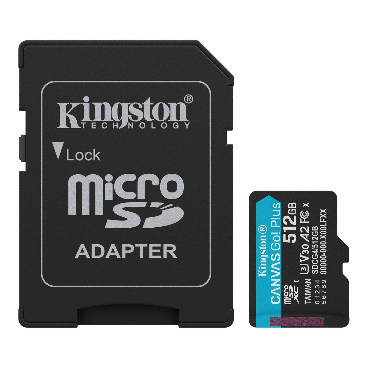 Tarjeta de memoria microSDXC – Kingston Canvas Go Plus – 512GB – SDCG4/512GB