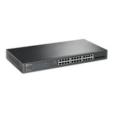 Switch inteligente TP‑Link JetStream SG2428P – 24 puertos Gigabit PoE+ y 4 ranuras SFP
