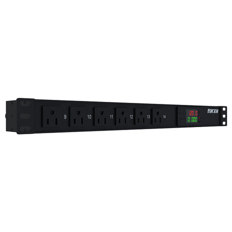 Unidad de Distribución de Energía Forza Rack 14 Tomas 100/120V Metered