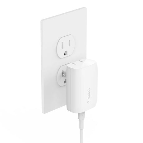 Cargador de Pared Belkin BoostCharge USB-C PD 3.0 PPS 30W – Blanco  WCA005DQ1MWH-B5