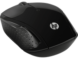 Mouse HP 200 Inalámbrico Óptico – Negro – X6W31AA#ABL