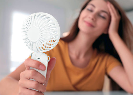 Mini ventilador portátil recargable de 6 velocidades – Xtech XTA‑900