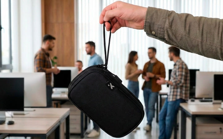 Estuche organizador de viaje Xtech Singapore – doble compartimento