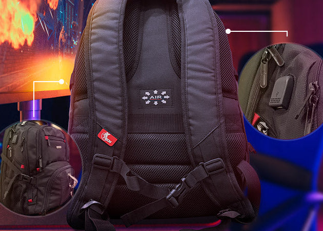 Mochila gamer Xtech Battlestash – para laptop y accesorios