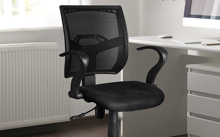 Silla Secretaria Negra Stuttgart Xtech XTF-SC410