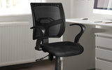 Silla Secretaria Negra Stuttgart Xtech XTF-SC410
