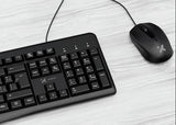 Combo teclado multimedia en español + mouse – Xtech XTK‑302S