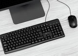 Combo teclado multimedia en español + mouse – Xtech XTK‑302S