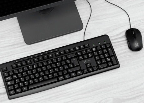 Combo teclado multimedia en español + mouse – Xtech XTK‑302S