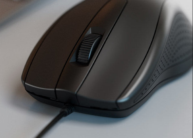 Mouse óptico 3D de 3 botones – Xtech XTM‑206
