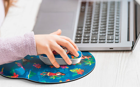 Kit Mouse Inalámbrico con Alfombrilla Disney Moana 2 Xtech XTM-DKT3MO