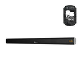 Barra de sonido Klip Xtreme TuneBar KSB‑00A – 2.0 canales – 60W – Bluetooth – HDMI/Óptico/RCA – Edición WC – Negra