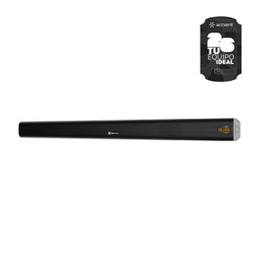 Barra de sonido Klip Xtreme TuneBar KSB‑00A – 2.0 canales – 60W – Bluetooth – HDMI/Óptico/RCA – Edición WC – Negra