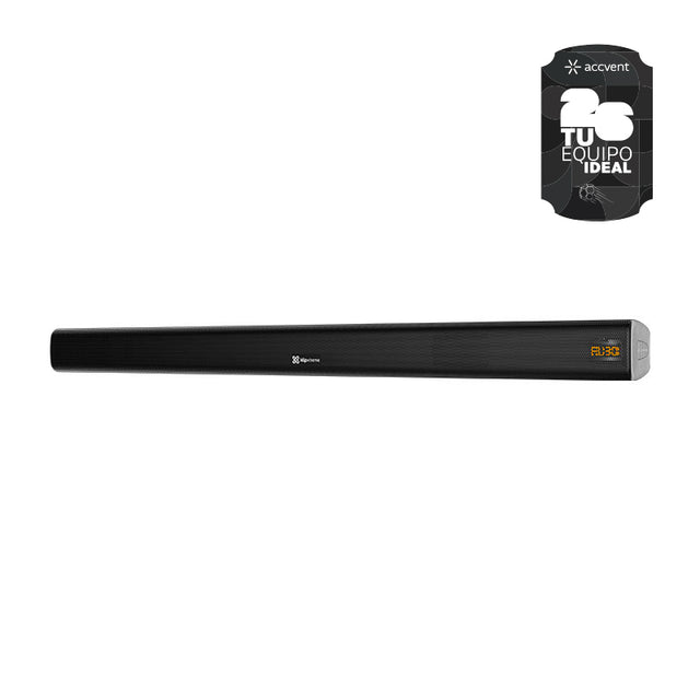 Barra de sonido Klip Xtreme TuneBar KSB‑00A – 2.0 canales – 60W – Bluetooth – HDMI/Óptico/RCA – Edición WC – Negra