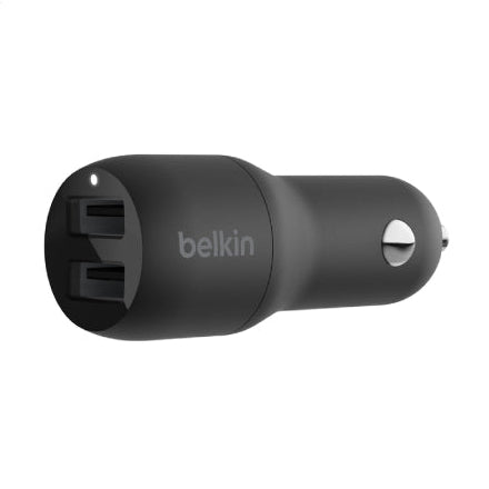 Adaptador para carro dual Belkin 24W – Negro