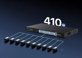 Switch Ethernet PoE de 24 puertos – 26GE+2SFP – Tenda TEG1128P‑24‑410W