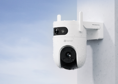 Cámara de vigilancia Wi‑Fi EZVIZ H9c Dual 2K – Doble lente – Cobertura 360° – Visión nocturna a color – IA