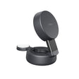 Cargador Magnético Belkin 2‑in‑1 Convertible – Qi2 25W – Charcoal