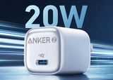 Cargador de pared 20W USB‑C Power Delivery 3.0 – Anker Zolo – A2699J21 – Blanco