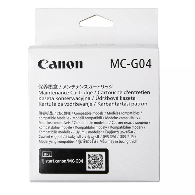 Cartucho de Mantenimiento Canon MC‑G04 para PIXMA G‑Series – 5813C001AA  